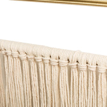 Load image into Gallery viewer, 67.75"H Regency Modern/Boho Mirror With Tassels Hanging Decor