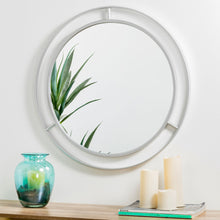 Load image into Gallery viewer, 28.00"D Oversized Deluxe Silver Metal Round Wall Mirror
