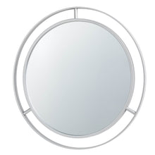 Load image into Gallery viewer, 28.00"D Oversized Deluxe Silver Metal Round Wall Mirror