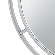 Load image into Gallery viewer, 28.00"D Oversized Deluxe Silver Metal Round Wall Mirror