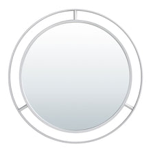 Load image into Gallery viewer, 28.00"D Oversized Deluxe Silver Metal Round Wall Mirror