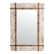 Load image into Gallery viewer, 39.50"H Oversized Farmhouse Wood Wall Mirror