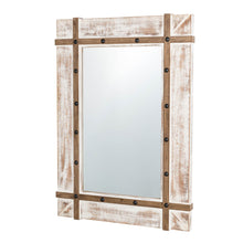 Load image into Gallery viewer, 39.50"H Oversized Farmhouse Wood Wall Mirror