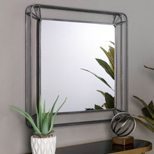Load image into Gallery viewer, 29.50"H Oversized Square Wall Mirror with Metal Frame