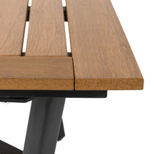 Load image into Gallery viewer, 6-Piece Outdoor Patio Black Aluminum Sectional Conversation Sofa Set with Cushions