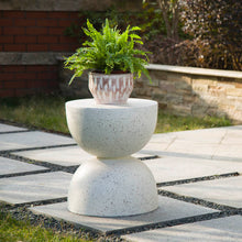 Load image into Gallery viewer, 17.75"H MGO Faux Terrazzo Garden Stool, Plant Stand or Accent Table (Multi-functional)