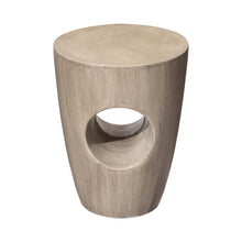 Load image into Gallery viewer, 18"H MGO Faux Concrete Garden Stool, Plant Stand or Accent Table (Multi-functional)