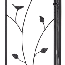 Load image into Gallery viewer, 44.75"H 3-Tiered Black Metal Corner Shelf Plant Stand