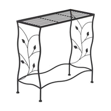 Load image into Gallery viewer, Rectangular Nesting Black Metal Plant Stand, Set of 3