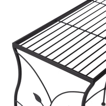 Load image into Gallery viewer, Rectangular Nesting Black Metal Plant Stand, Set of 3