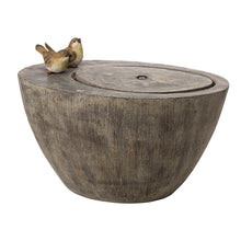 Load image into Gallery viewer, 25"L Polyresin Spring Birds Outdoor Fountain With Pump and LED Light (KD)