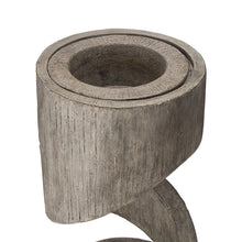 Load image into Gallery viewer, 31.30"H Polyresin Curving Shaped Outdoor Fountain With Pump & LED Light