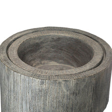 Load image into Gallery viewer, 40"H Oversized Curving Shaped Outdoor Polyresin Fountain with LED Light and Pump