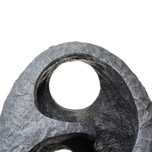 Load image into Gallery viewer, 28"H Zen Style Rock Textured Polyresin Outdoor Fountain with LED Light and Pump