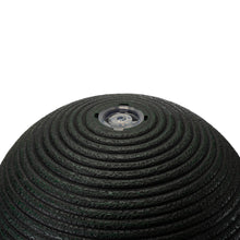 Load image into Gallery viewer, 34.75"H Modern Black and Grey Contrast Geometric Outdoor Fountain with LED Light and Pump