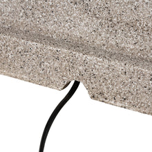 Load image into Gallery viewer, 25.75"H Modern and Minimalist Pedestal 2-Tier Polyresin Outdoor Fountain with LED Light and Pump