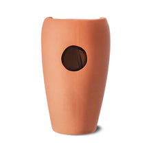 Load image into Gallery viewer, 21.25"H Terracotta Ceramic Fountain with Pump and LED Light