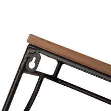 Load image into Gallery viewer, Farmhouse Metal/Wooden Wall Mounted Shelves, Set of 2