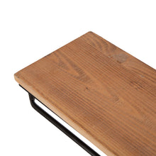 Load image into Gallery viewer, Farmhouse Metal/Wooden Wall Mounted Shelves, Set of 2