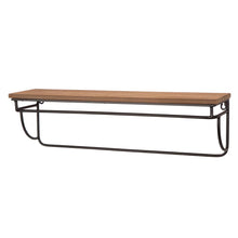 Load image into Gallery viewer, Farmhouse Metal/Wooden Wall Mounted Shelves, Set of 2