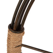 Load image into Gallery viewer, 26.77"D Farmhouse Metal and Rope Wall Clock