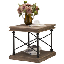 Load image into Gallery viewer, 23.00"L French Vintage Antiqued finish Accent Table/Side Table