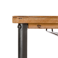 Load image into Gallery viewer, 21 Bottle Floor Wooden Wine Rack with Metal Frame