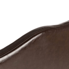 Load image into Gallery viewer, 45"H Coffee Bonded Leather High-Back Barchair with Studded Decor, Set of 2