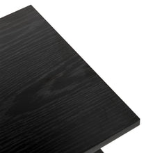 Load image into Gallery viewer, 64.5"H Modern Industrial Black Oak Melamine 4-Tier Leaning Bookcases & Ladder Shelves