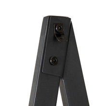 Load image into Gallery viewer, 72"H Modern Industrial Black Wood/Metal 5-Tier "A" Frame Bookcases & Shelves
