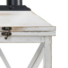 Load image into Gallery viewer, Wash White Farmhouse Modern Wooden Lanterns, Set of 2