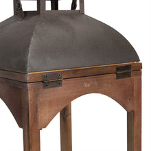 Load image into Gallery viewer, Whiskey Brown Farmhouse Modern Wood/Metal Lanterns, Set of 2