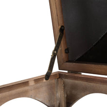 Load image into Gallery viewer, Whiskey Brown Farmhouse Modern Wood/Metal Lanterns, Set of 2