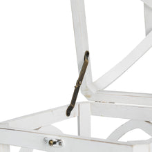 Load image into Gallery viewer, Wash White Farmhouse Wooden Church Window Frame Lanterns, Set of 2