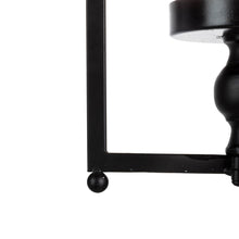 Load image into Gallery viewer, 22.00"H Modern Farmhouse Black Metal Candle Lantern