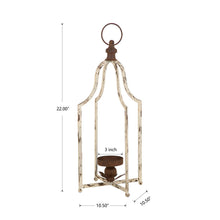 Load image into Gallery viewer, 22"H Large Farmhouse Rustic Metal Lantern, Set of 2