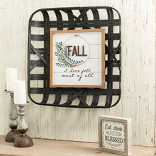 Load image into Gallery viewer, 24"L Vintage Black Bamboo Basket