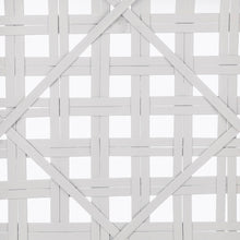 Load image into Gallery viewer, 24"L Vintage White Bamboo Basket