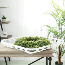 Load image into Gallery viewer, 24"L Vintage White Bamboo Basket