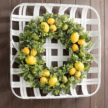 Load image into Gallery viewer, 24"L Vintage White Bamboo Basket