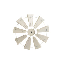 Load image into Gallery viewer, 22.05"D Vintage Beige Metal Wind Spinner Wall Décor