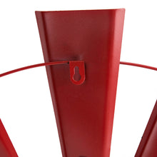 Load image into Gallery viewer, 32"L Vintage Red Half Wind Spinner Wall Decor