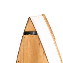 Load image into Gallery viewer, 41.00"H 3-Tier Coastal Wood/Metal Boat Wall Shelf