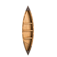 Load image into Gallery viewer, 41.00"H 3-Tier Coastal Wood/Metal Boat Wall Shelf