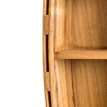 Load image into Gallery viewer, 41.00"H 3-Tier Coastal Wood/Metal Boat Wall Shelf