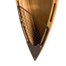 Load image into Gallery viewer, 41.00"H 3-Tier Coastal Wood/Metal Boat Wall Shelf