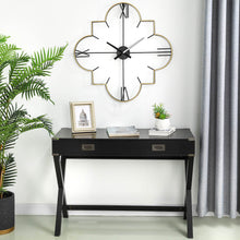 Load image into Gallery viewer, 31.90"D Oversized Modern Metal Golden & Black Novelty Wall Clock