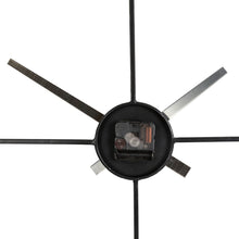 Load image into Gallery viewer, 31.90"D Oversized Modern Metal Golden & Black Novelty Wall Clock