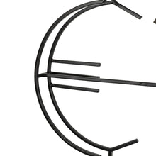 Load image into Gallery viewer, 31.90"D Oversized Modern Metal Golden & Black Novelty Wall Clock