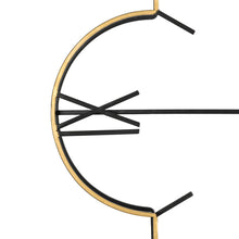 Load image into Gallery viewer, 31.90"D Oversized Modern Metal Golden & Black Novelty Wall Clock